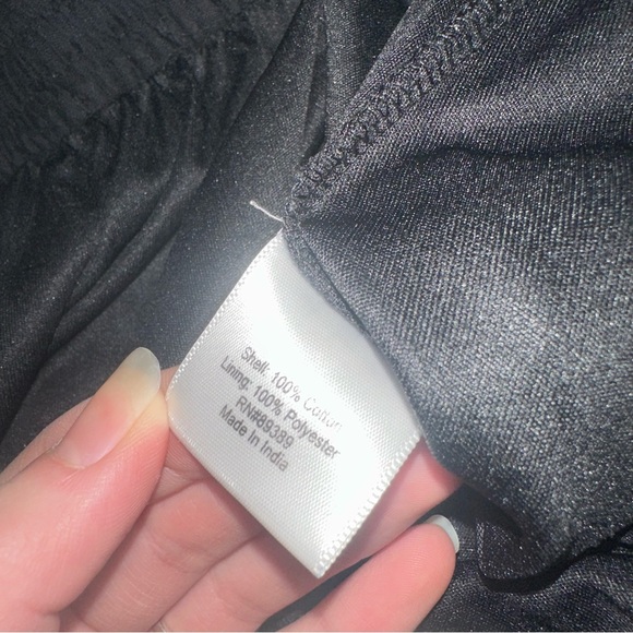 St. John’s bay 100% cotton black boho western lace midi skirt - Picture 3 of 8